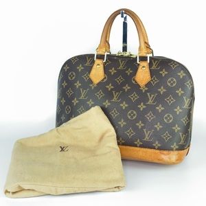 Authentic Vuitton M51130 Monogram Alma Handbag